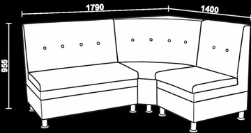 Кухонный диван Нео КМ-05 ДУ в Абакане - предосмотр 2